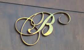 letras de bronce