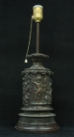 lámpara de bronce