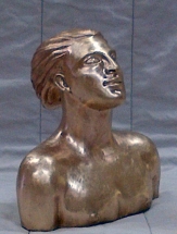 busto en bronce