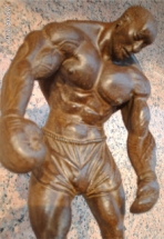 boxeador de bronce