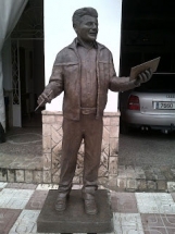 escultura de hombre 